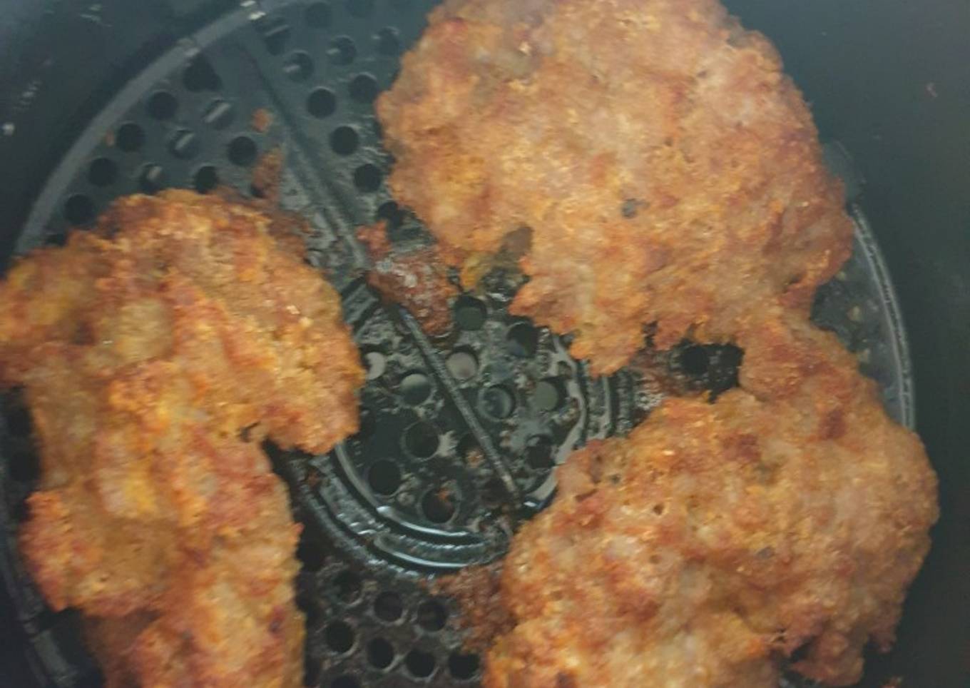 Hamburguesas express caseras en freidora de aire masterpro