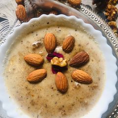 A picture of Almond Walnut Halva.