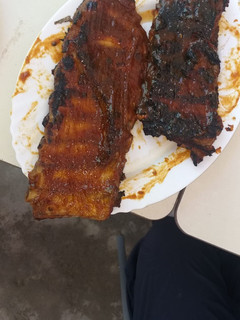 Una foto de Costillas a la doble barbacoa