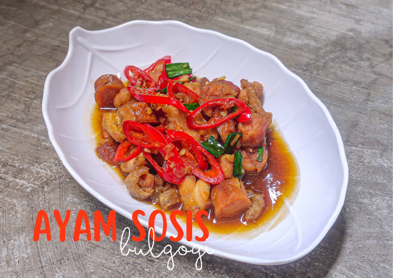 25. Ayam Sosis Bulgogi