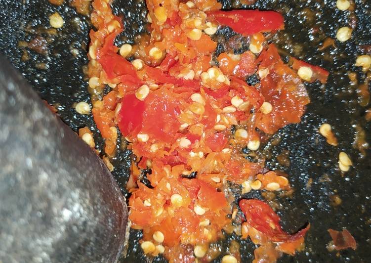 Resep Sambal bawang yang Bikin Ngiler