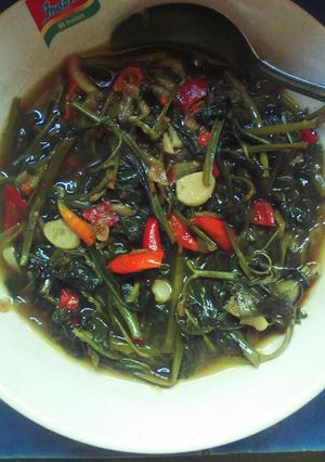 Foto resep Tumis kangkung pedas