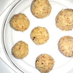 A picture of Churma ladoo.