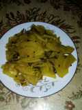 কাচা পেপে ভাজি