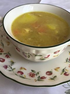 Una foto de Sopa de pollo
