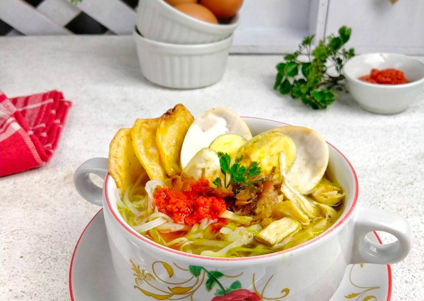 Soto Ayam Candi (Khas Lubuk Landai Muaro Bungo Jambi)