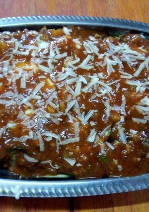 Una foto de Lasagna de berenjenas