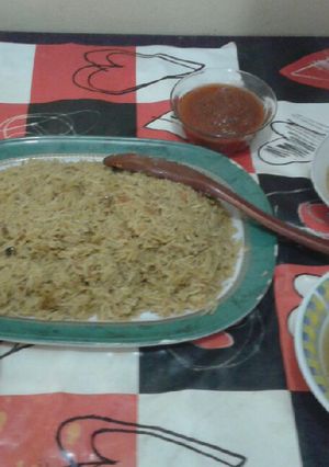 صورة لوصفة كبسة مع دجاج