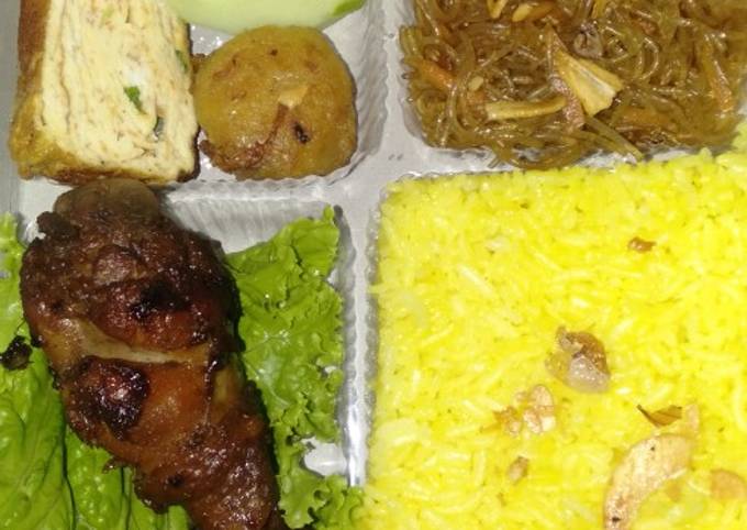 Nasi kuning ala D'enshu