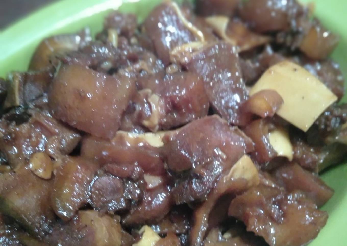 Babi kecap bumbu ngohiong
