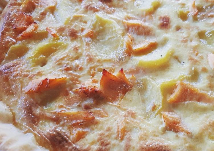 Recette: Quiche saumon