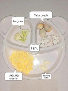 Foto resep MPASI 6 Bulan 4 Bintang "Bubur Jagung Telur puyuh"
