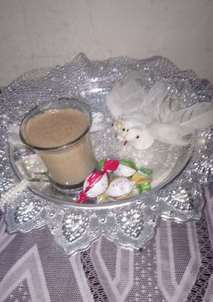 صورة لوصفة قهوة بحليب