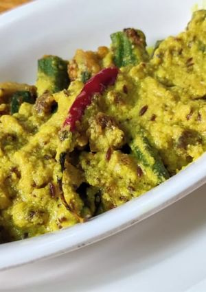 ভেন্ডি মালাই (bhindi Malai recipe in Bengali) রেসিপির প্রধান ছবি