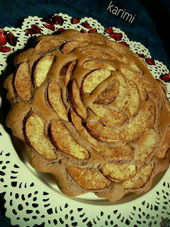 عکسی از دستور کیک سیب و دارچین