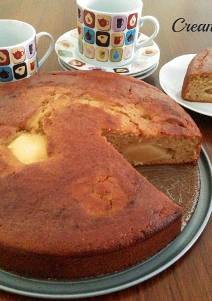 Una foto de Bizcocho de manzana