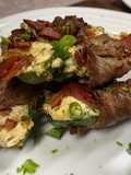 Steak Wrapped Stuffed Jalapeños
