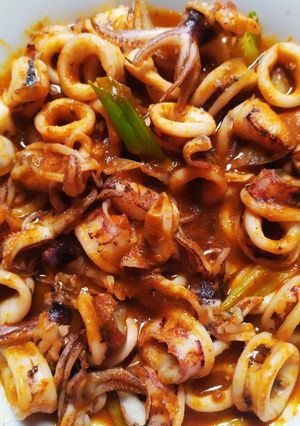 Foto resep Cumi Saus Padang