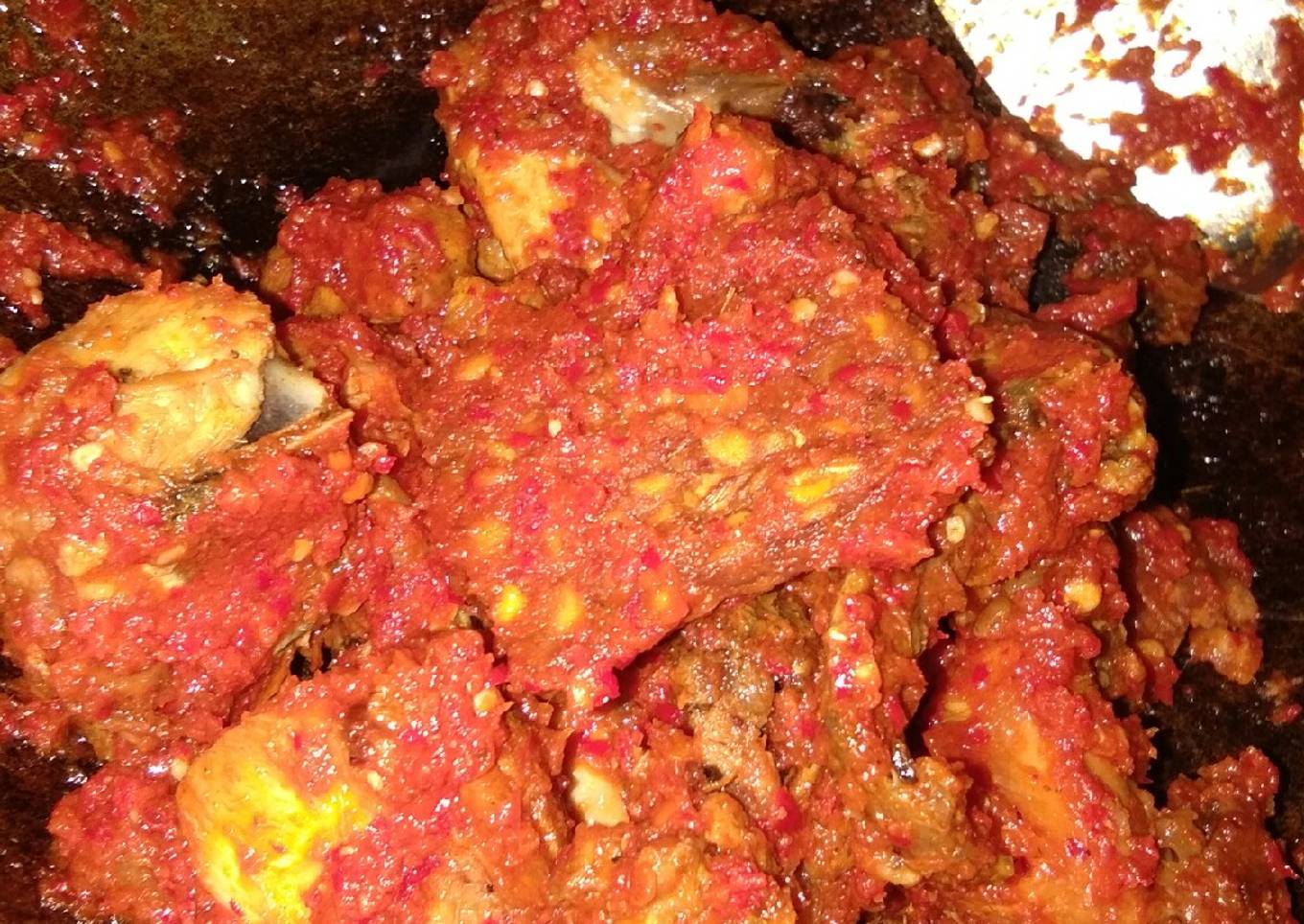 Ayam dan tempe sambel