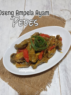 Foto resep Oseng Ampela Ayam Pedes