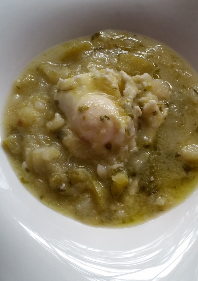 Una foto de Caldo de huevo