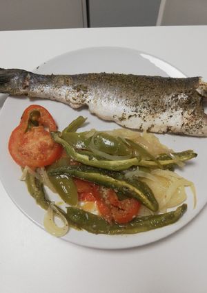 Una foto de Pescado al horno