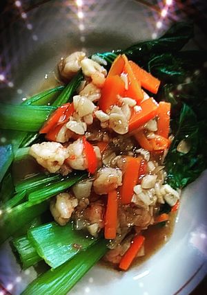 Foto resep Pokcoy saus tiram udang