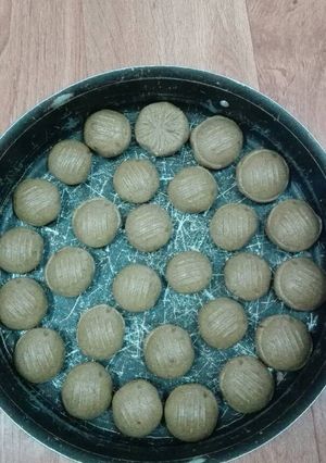 صورة لوصفة معمول دخن بالتمر