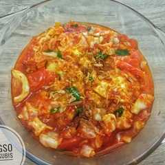 A picture of Gongso telur kubis khas semarang.