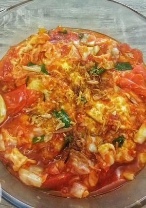 Foto resep Gongso telur kubis khas semarang