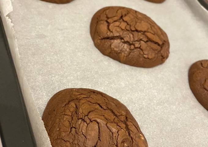 Steps to Make Quick Brownie cookies