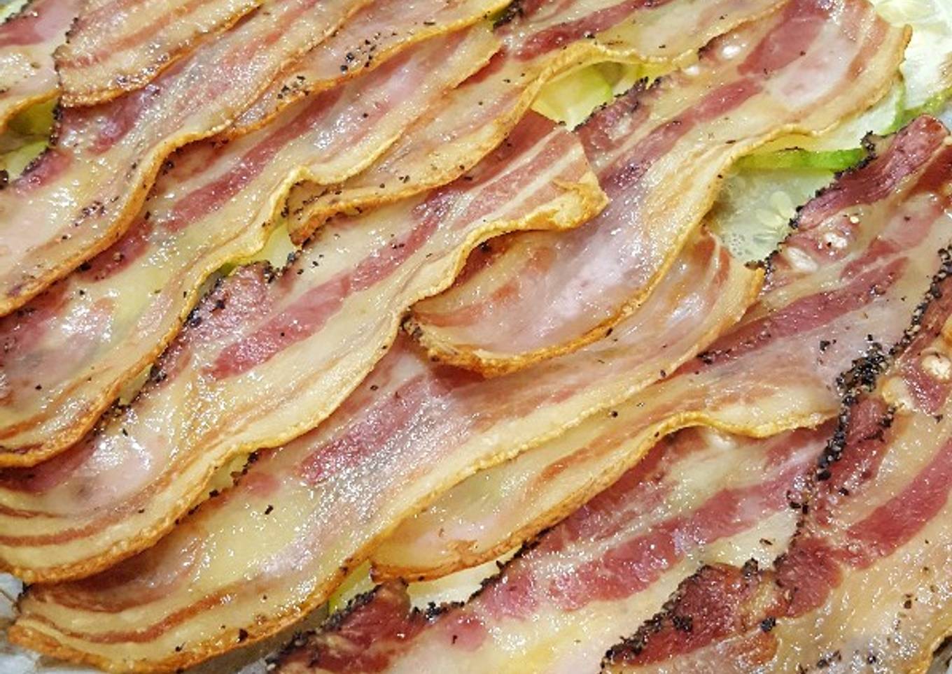 Courgette/bacon au four