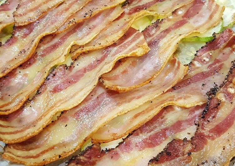 Courgette/bacon au four