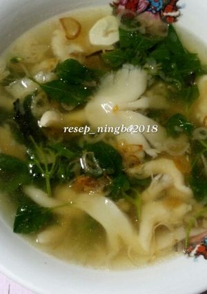 Foto resep Sup Jamur Tiram Kemangi