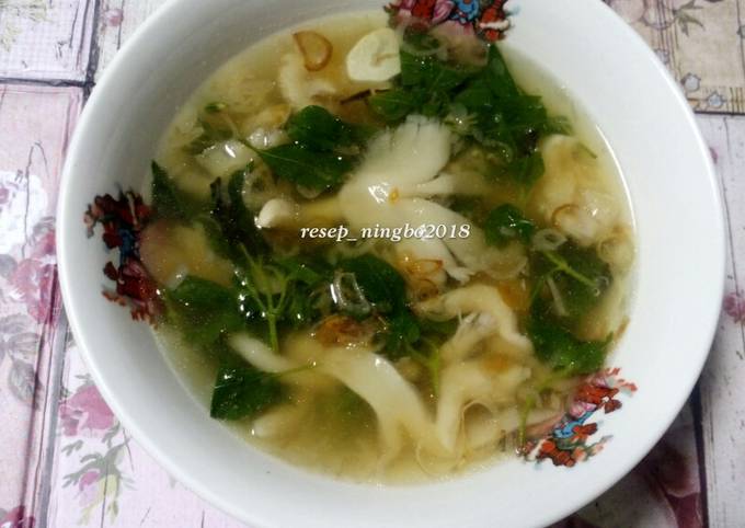 Resep Sup Jamur Tiram Kemangi Oleh Mamik Bo Cookpad