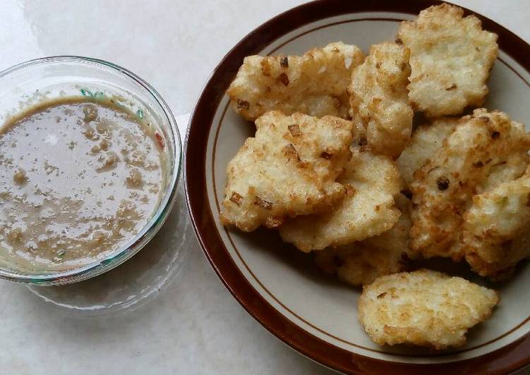 Cireng Nasi Saos Kacang