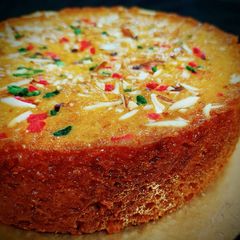 A picture of Tutti Frutti Semolina Cake.