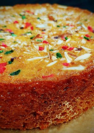 A picture of Tutti Frutti Semolina Cake.
