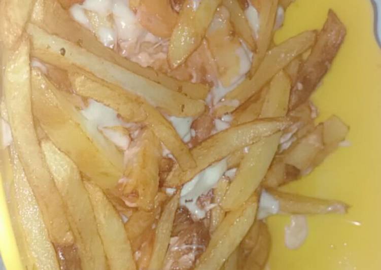 Simple Way to Prepare Super Quick Homemade Cheesy fries
