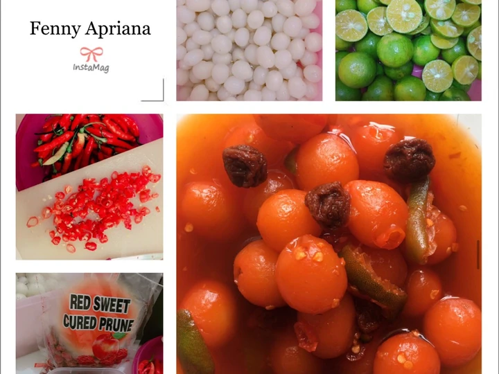 Easy Ways Prepare Recipes Asinan Rambutan Pedas Asam Boi the Awesome  Really Delicious.