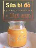 Sữa Bí Đỏ - Hạt Sen