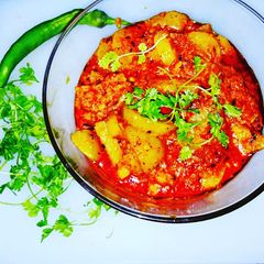 A picture of Restro style masala tinda.