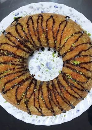 عکسی از دستور کیک ساده😋