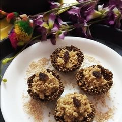 A picture of Sesame Halwa in Bajra Tart.