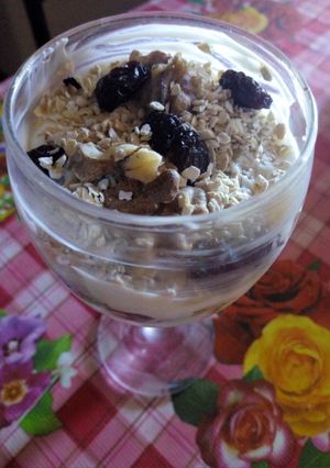 Una foto de Copa saludable con cereales