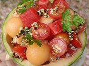 Une photo de tomate melon
