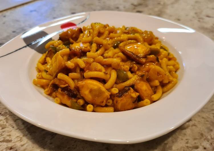 Fideuá de pulpo