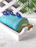 Butterfly Pea Chiffon Roll Cake