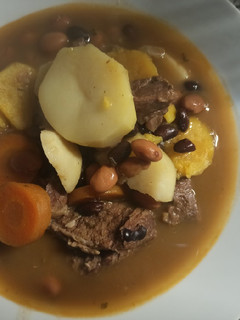 Una foto de Guisado de porotos saludable