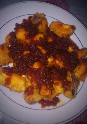 Foto resep Terong krispi sambel pedas manis